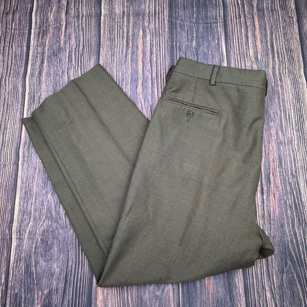 Palm Beach Classics Trousers 40‎ Merino Wool Pleated Professional Dress Pants